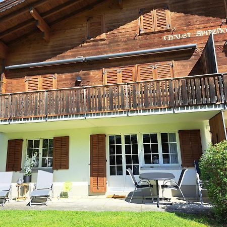 Chalet Spitzhorn - Your Peak Getaway - Private Terrasse & Gratis Parkplatz Gsteig Exterior photo